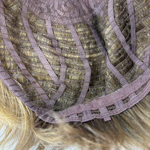 Hair Topper Wig 8 inch Light Brown Bangs Thinning Hair Women Clip In - Picture 9 of 10